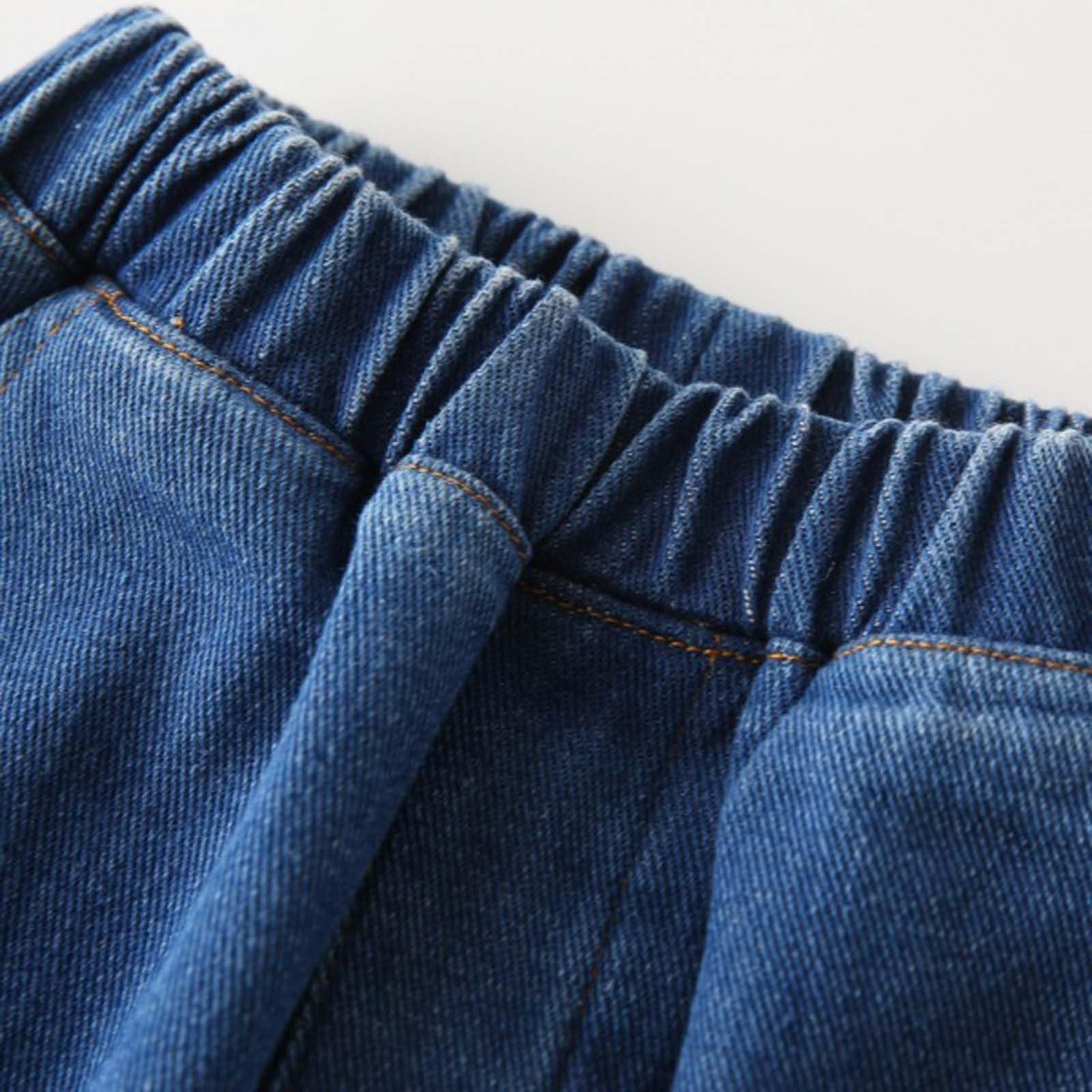 Genérico Pantalones Baggy Niño Pantalones Vaqueros Desgastados con Bolsillos para Niños Pequeños - Ropa Cómoda y Casual para el Colegio y Uso Diario