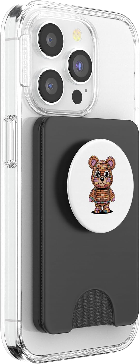 Toy Bricks Bear Bears PopSockets PopWallet for MagSafe image 4