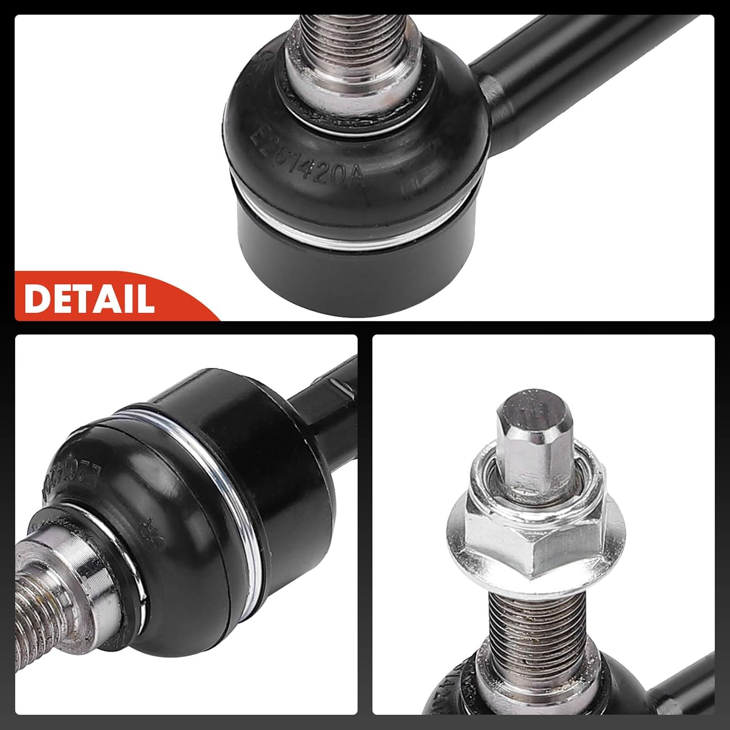 A-Premium 2 x Front Sway Bar Links Stabilizer Bar Links Compatible with Ram 2500 2014-2023, 3500 2013-2023