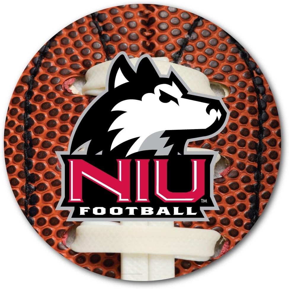 VictoryStore Coasters - Northern Illinois University Coaster Set, Sports Design, Set of 4