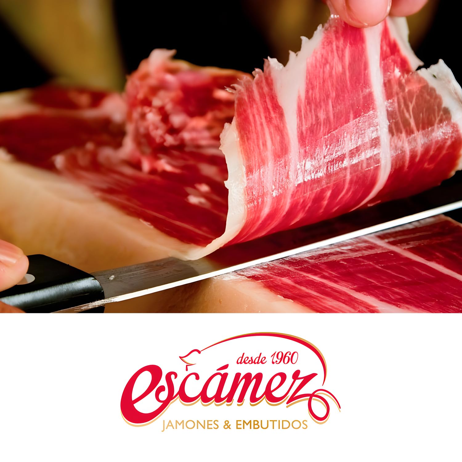 Jamon Bodega Serrano Gr | Escamez Prosciutto | Jamón Reserva sin Pata | Perniles de 6 a 7 Kilos | Jamon Curado | Embutido de Curación Superior a 18 meses | Sin Gluten