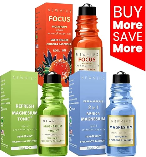 Miniatura 2 de Mezcla de aceites esenciales para calmar el estrés, la migraña proporciona más comodidad para tu mente y bienestar. Paquete de 3