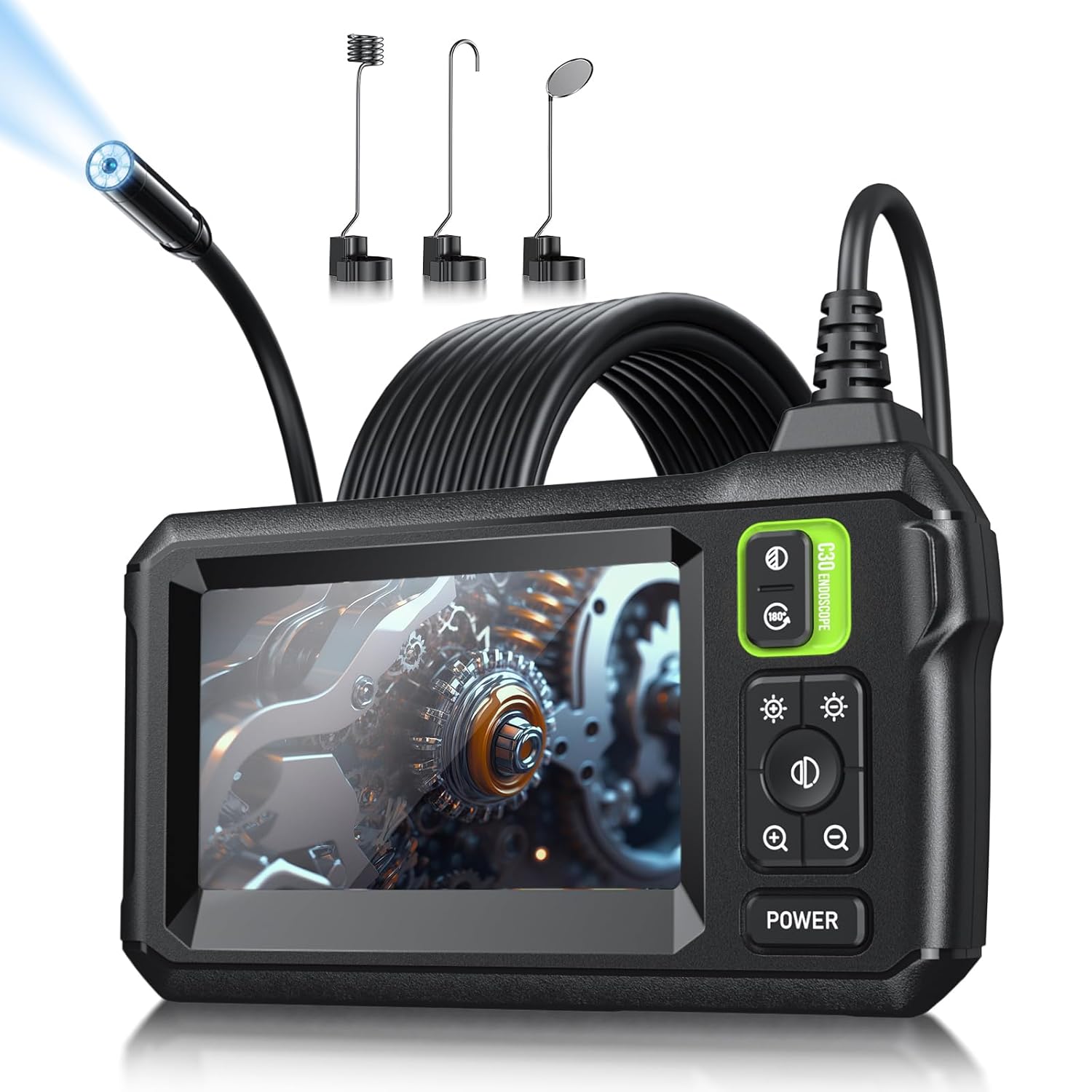 Endoscope Camera with Light for 4.3" IPS Display
