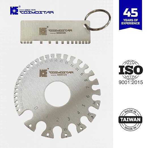 Conjunto de calibradores para soldadura de acero inoxidable miniatura 3