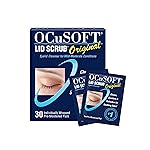 OCuSOFT Lid Scrub Original Eyelid Cleanser - Pre-Moistened Eyelid Wipes for Mild to Moderate Conditions - Eyelid Cleanser to Clean, Comfort & Soothe Irritated Eyelids - 30 Count