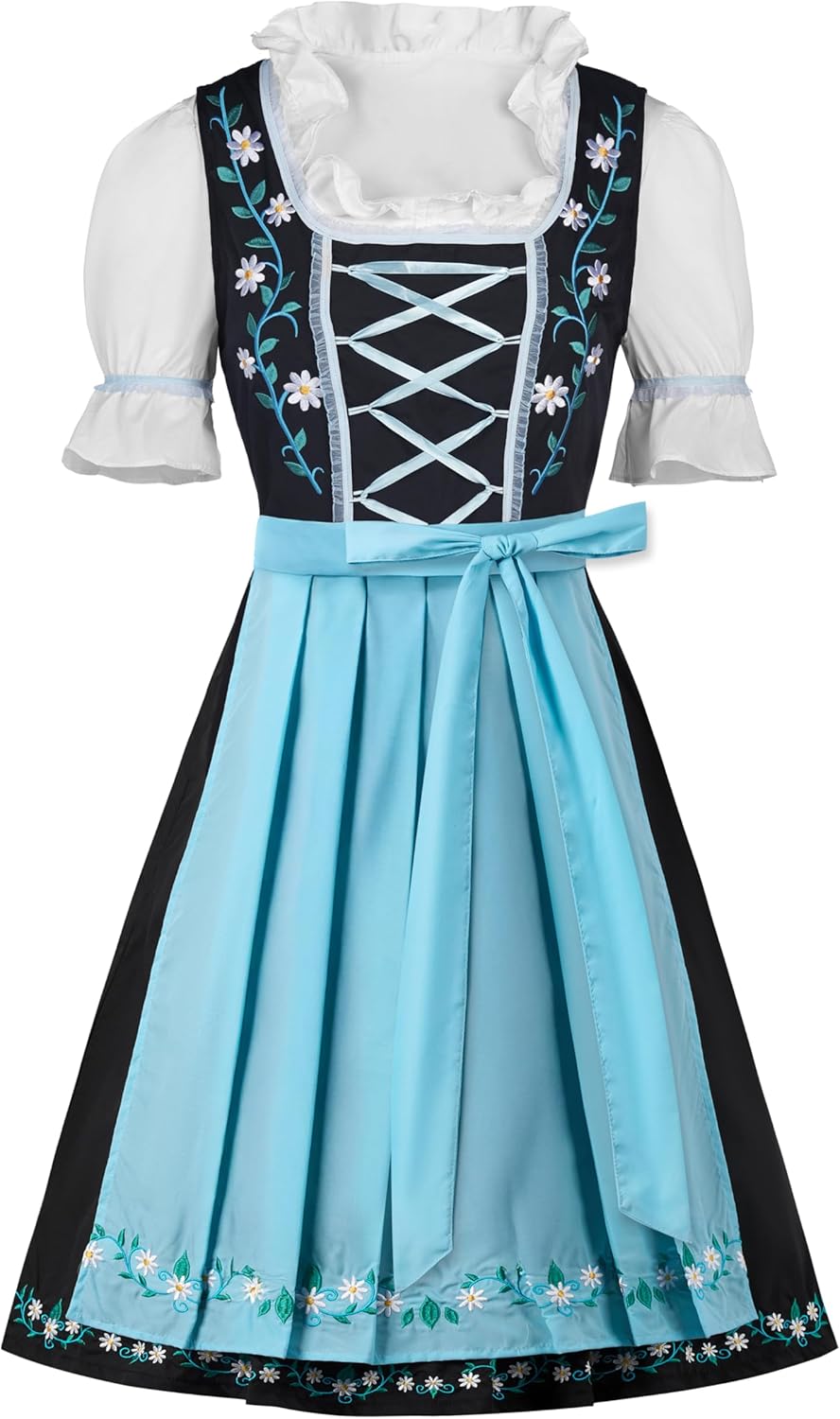 Spooktacular Creations Dirndl Dresses Women Oktoberfest Costume, Bavarian German Outfits for Halloween Parties Beer Carnival - Image 8