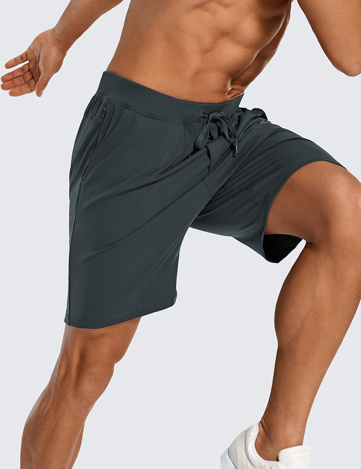 CRZ YOGA Men's Four-Way Stretch Workout Shorts - 7'' Soft Durable for Casual Athletic with Pockets - Image 6
