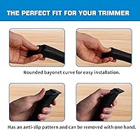 Vista 5 de CR8GR8 Peine Guía Profesional de Corte Compatible para Manscaped 4.0, Paquete de 4, 8 Longitudes de Corte de 1/8"-1/2" Pulgadas Compatible