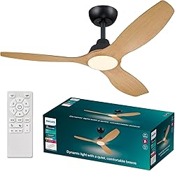 Philips Olas Ventilateur de Plafond, 3 Pales, Lumière LED…