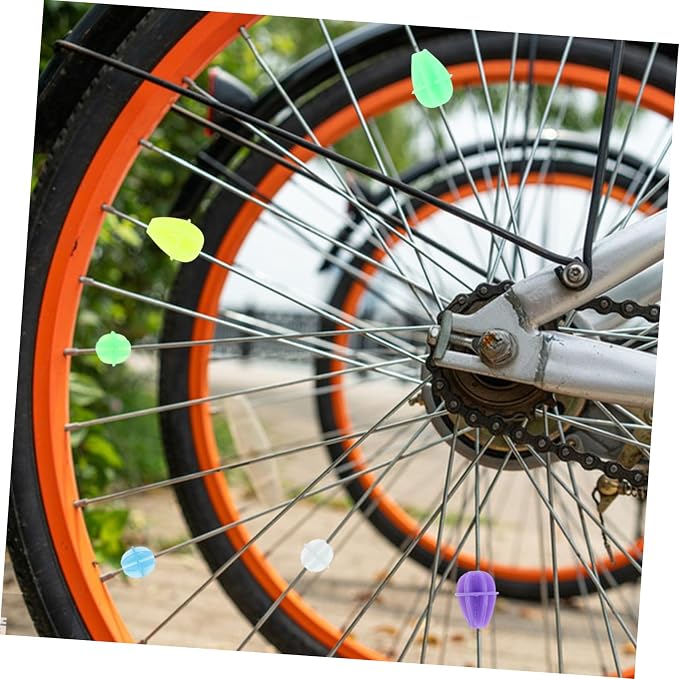 POPETPOP 72 piezas cuentas para ruedas de bicicleta miniatura 6