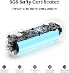KIWI design P5000 Banque de puissance compacte, paquet de 2 5000mah Pack batterie compatible avec Meta Quest 3/3S/2/Pro, 20W Système d'alimentation rapide, échange pour une puissance illimitée, adapté à tous les appareils de type C