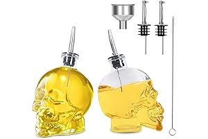 Gusnilo Skull-Shaped Oil & Vinegar Dispenser Set