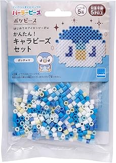 Kawada 80-53548 Perler Beads Easy! Cara Bead Set, Pokemon Poké Piece, Pochama, 5 Years Old and Up, Iron Beads, Toy, Hobby