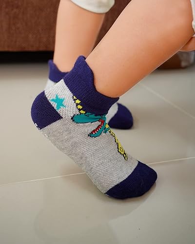 Miniatura 7 de RATIVE - Calcetines antideslizantes con agarre para bebés, niños y niñas