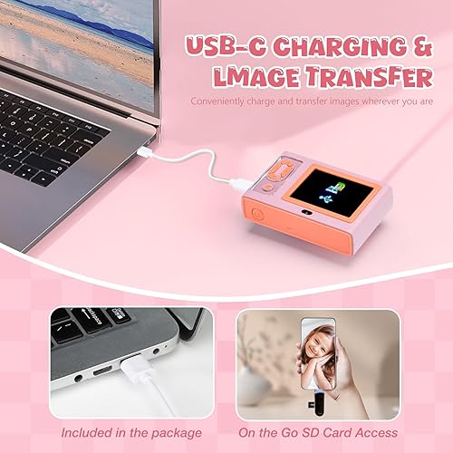 Miniatura 3 de Cámara digital, cámara FHD 1080P para niños con tarjeta de 32 GB, 48 MP 8X Zoom Point and Shoot, antivibración, cámara frontal, cordón, compacto,