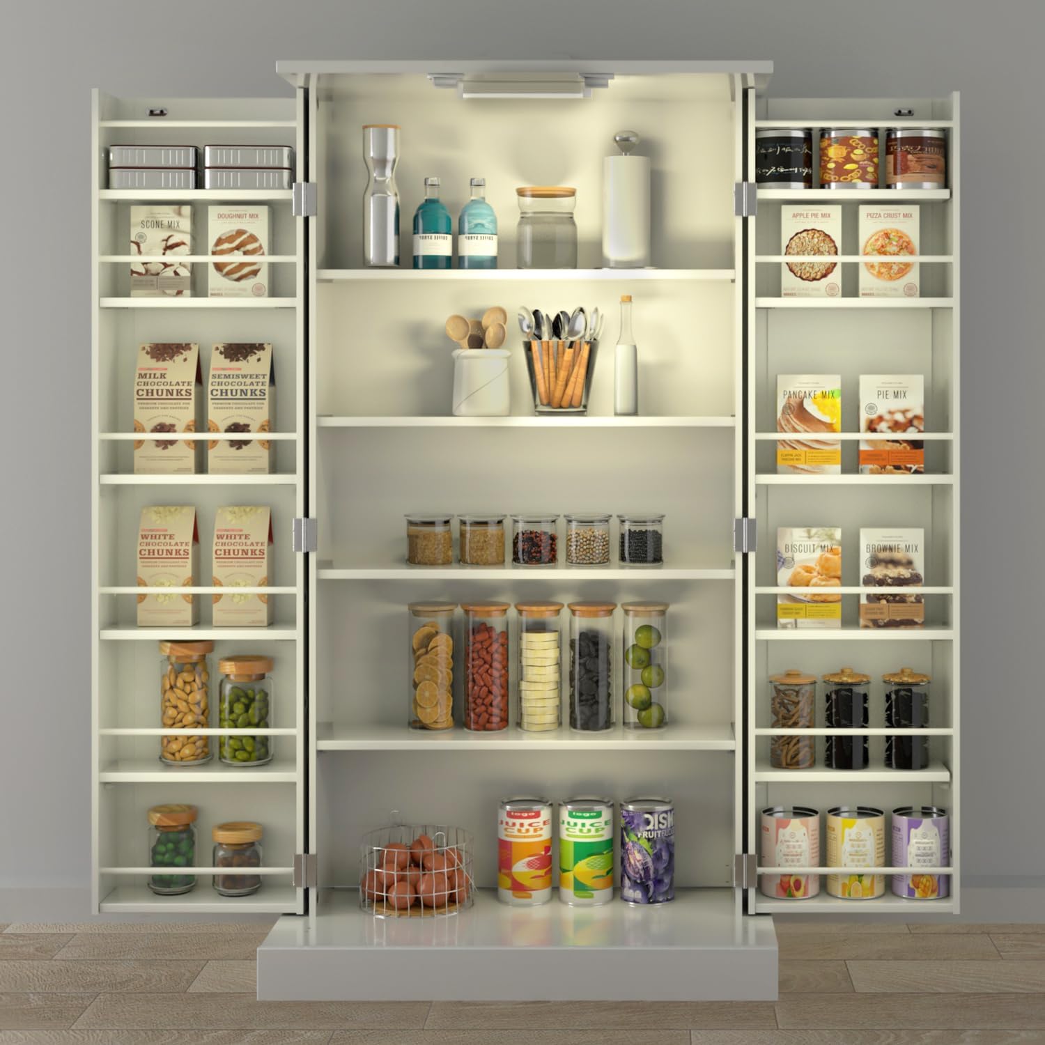 71”Tall Pantry Kitchen Pantry Storage with