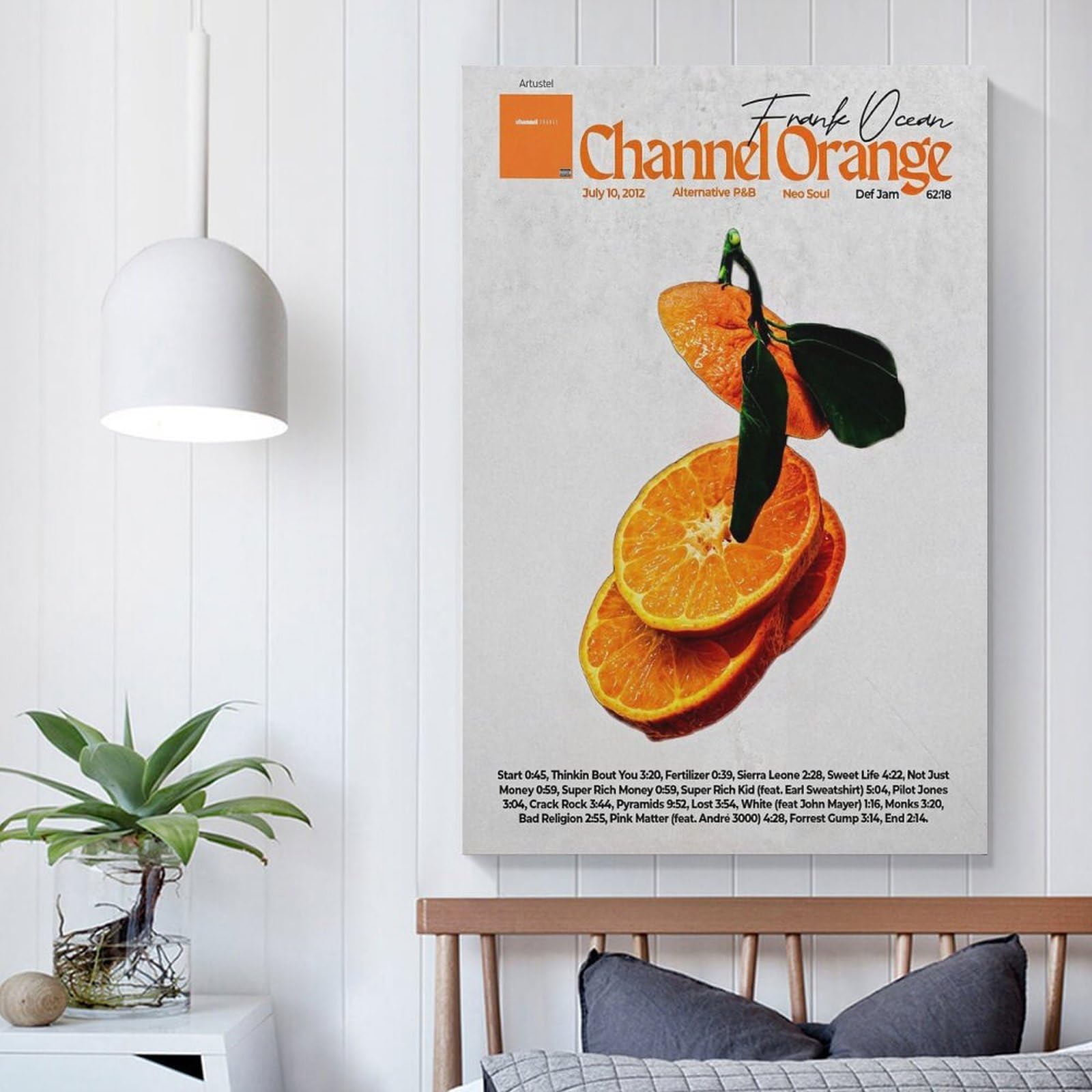 Amazon.com: Frank Ocean Channel Orange 3 Canvas Poster Bedroom