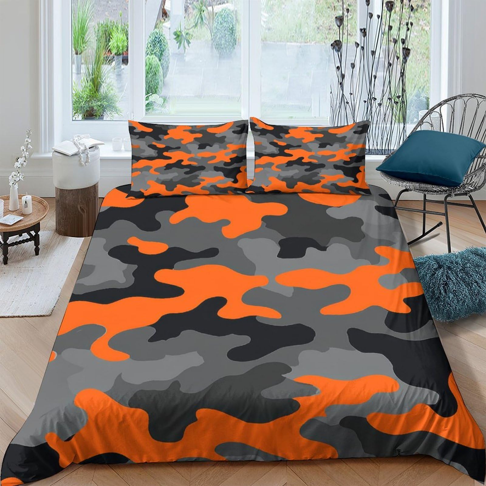 Unrxjzlvm Style-3 3D Aesthetic Bedding Set Microfiber Duvet Gift For Teens