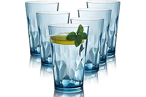 Unbreakable Drinking Glasses: 6-Pack Shatterproof Plastic Tumblers for Everyday Use