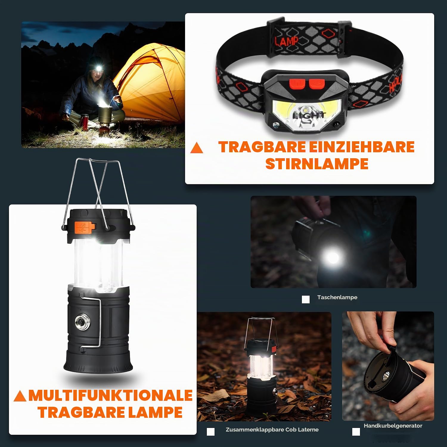 Professionelles Survival-Ausrüstungsset - Erste-Hilfe-Set und großer Campingrucksack, Campingausrüstung für Abenteuer, Outdoor, Wandern, Abenteurer