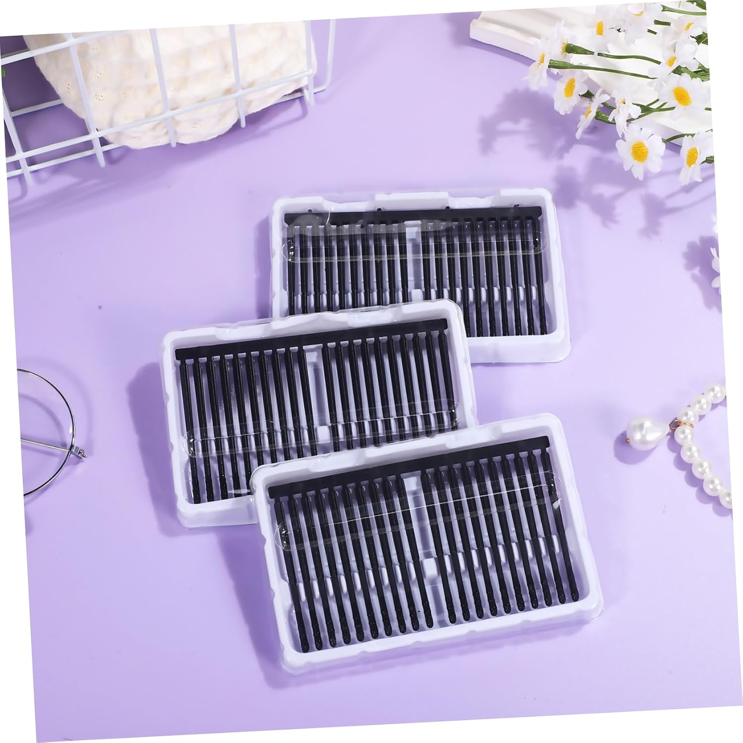 VALICLUD 200Pcs Disposable Ear Wax Cleaning Sticks Sticky Tip Ear Picks for Safe and Earwax Removal Easy to Use Ear Cleaner for Personal