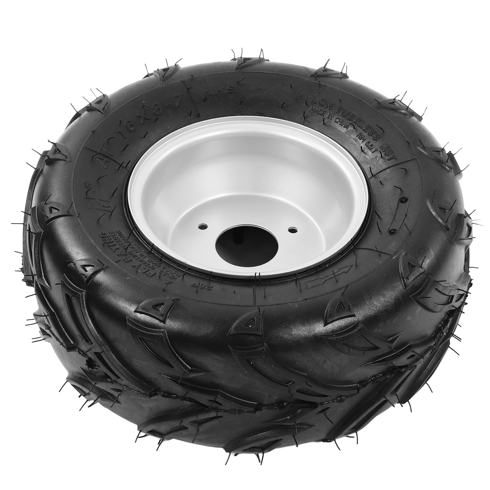 Pneu 16 x 8 7" intégré résistant aux vibrations d'installation Tire ATV UTV Go Karting Pneu lourd avec hub