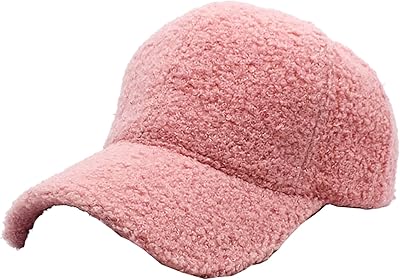 Lamb-Wool Baseball-Caps Warm-Winter Teddy-Fleece Hip-Hop Cap for Men Women Outdoor Travel (22