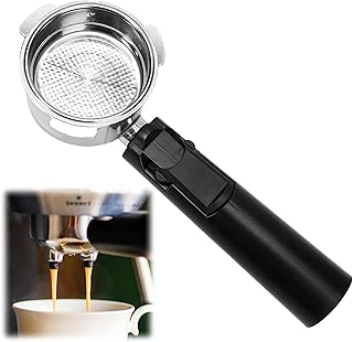 Coffee Espresso Machine Handle Replacement Parts, Cafe Bracket Handle Portafilter Filter Basket for Lidl Silvercrest CM4621 CM4218 KF5002 KF500S Barista with FILTER VASKET