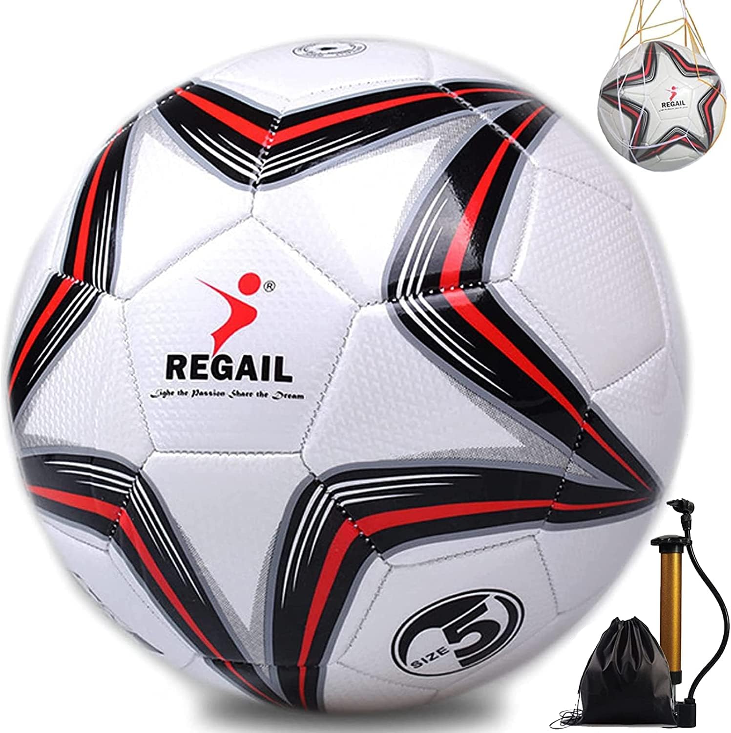 Aipwerer Kids Soccer Ball Size 5, Youth Soccer Ball with