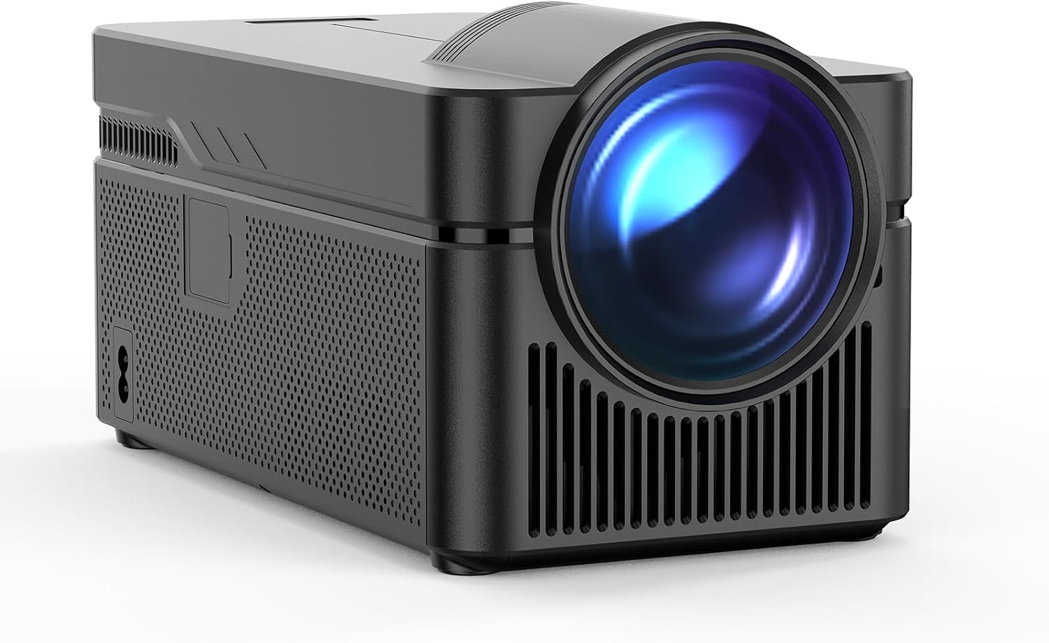 [Built in Apps] HY450 NTV Smart Projector Native 1080P 700ANSI 4K Support, Portable Auto Keystone, Auto Offest with WiFi Bluetooth Voice Remote, Ultra Short Throw Video Projector