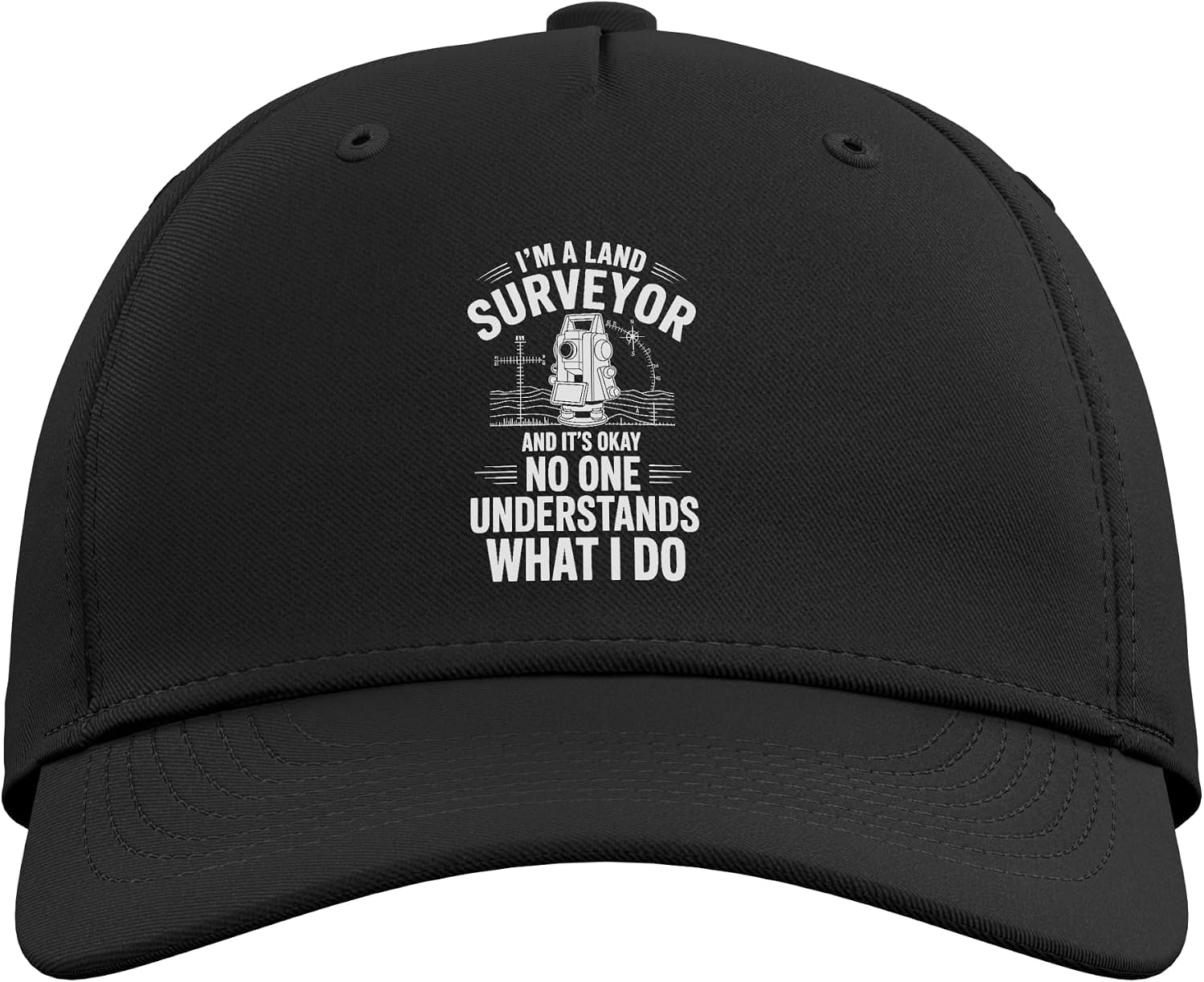 Im A Land Surveyor No One Understands What I Do Adjustable Baseball Hat image 2