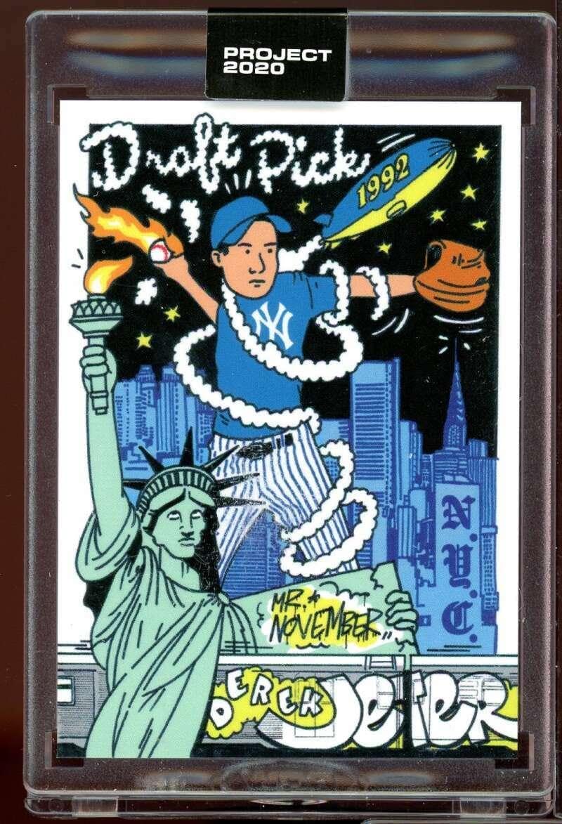 Derek Jeter/24908*/Ermsy Card 2020 Topps Project 2020#107 - Slabbed Baseball Cards