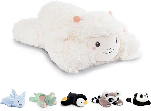 Miniatura 73 de Niuniu Daddy - Peluche con peso de perezoso para la ansiedad, almohada grande de 20 pulgadas para niños y adultos, juguete tierno como regalo