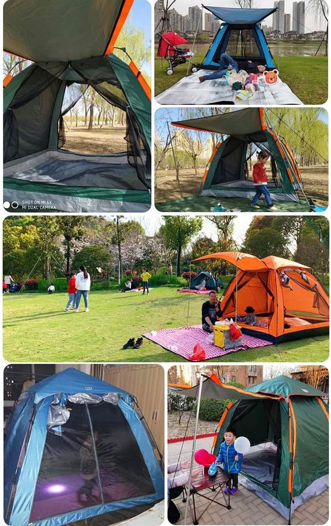 Portable Beach Camping Tent for 3-5 People: Quick Setup, Rainproof, and Speed Open