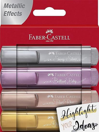 Faber-Castell Set Di Evidenziatori TL 1546 - Confezione Da 8 Colori