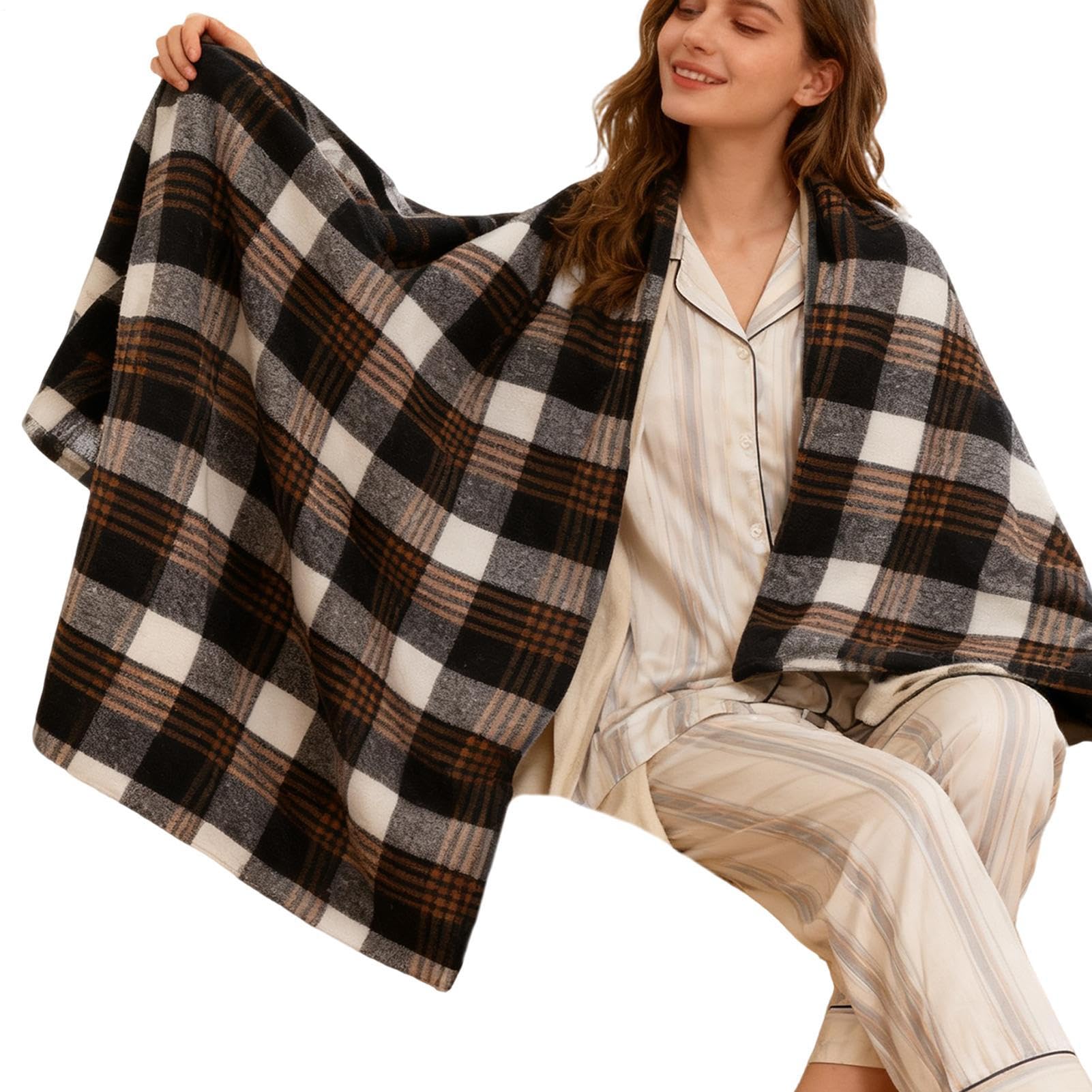 Couverture chauffante portable pour travailler au frais sans frissonner grâce au sans fil
