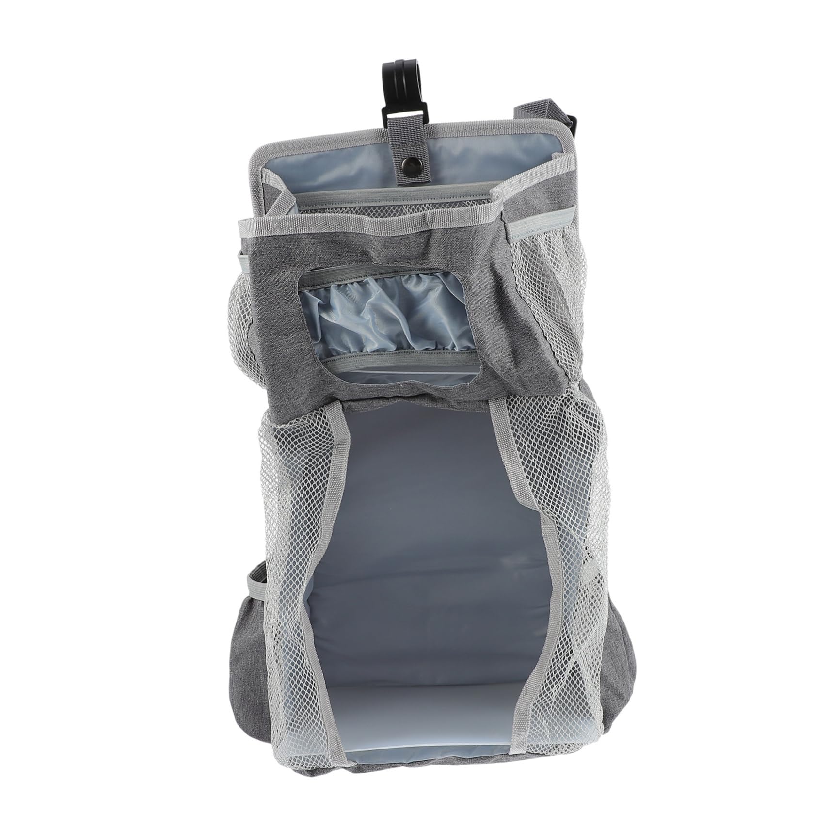 Abaodam Pochette à Couches Suspendue pour Bébé, Organisation Chambre, Compartiment Spacieux en Polyester, Fixation Ferme au Guidon