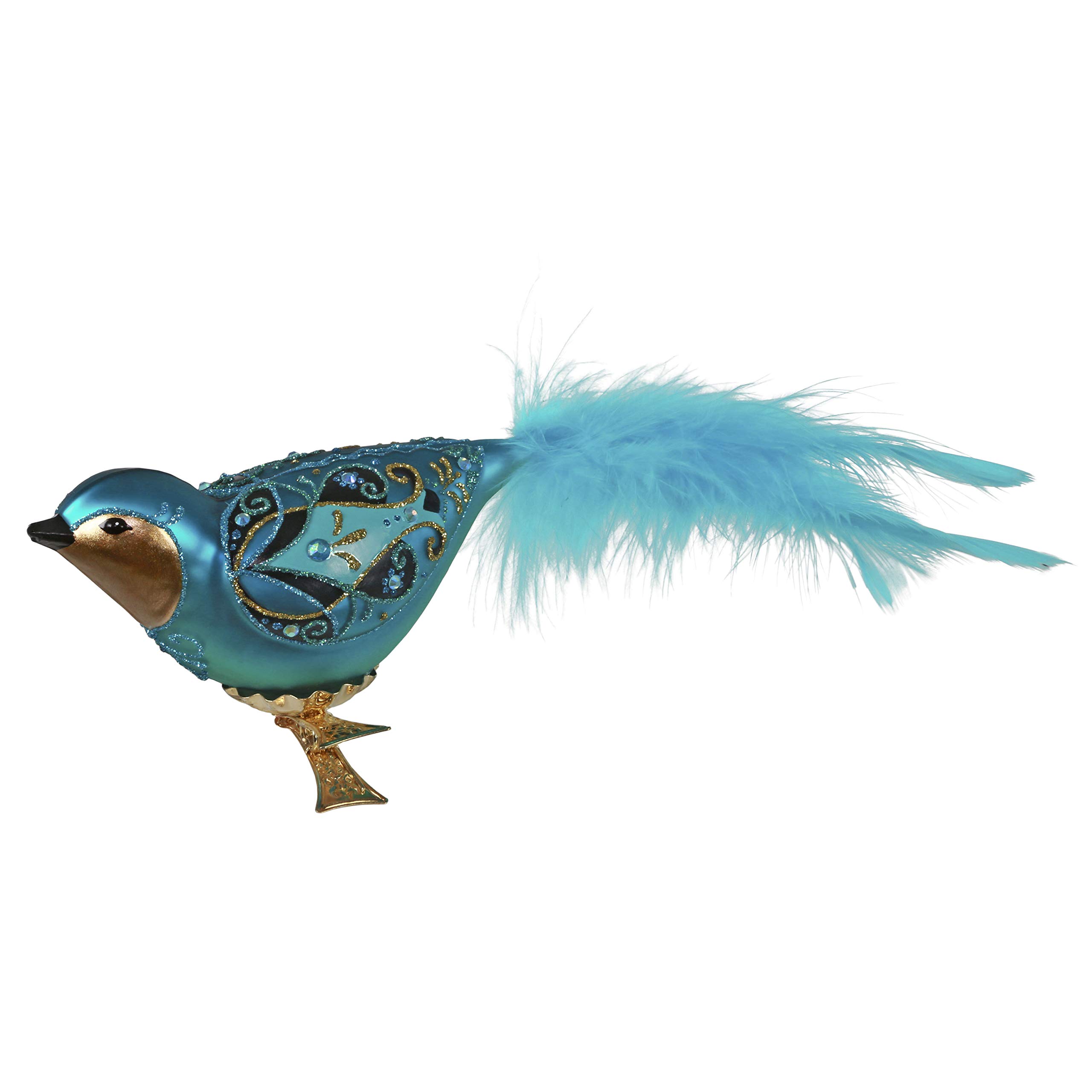鳥のベル ／ オーナメント 白樺の鳥 ベル付きオーナメント
