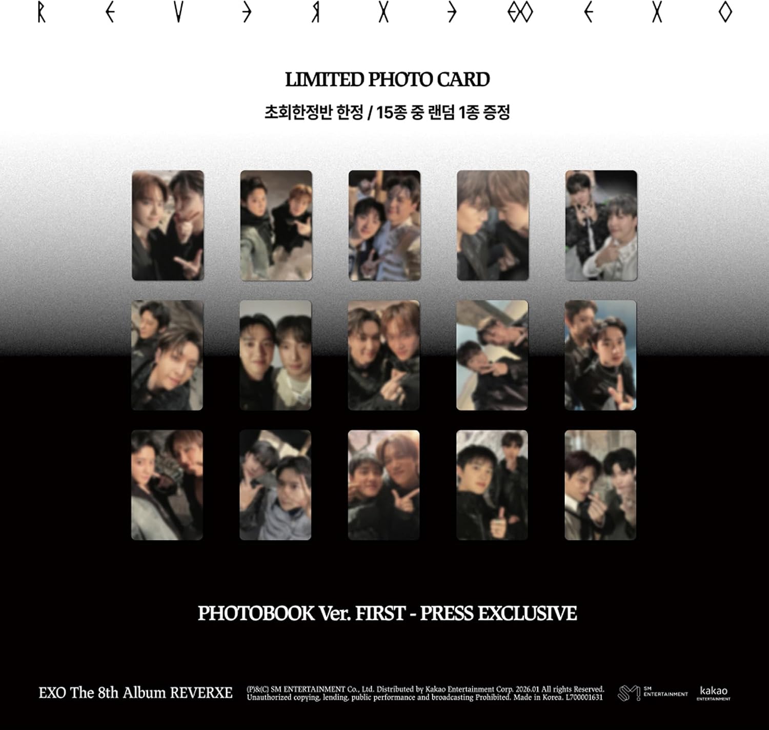 EXO REVERXE 8th Full Album (Photobook - Cube Ver.)