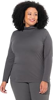 Ulla Popken Damen Shirtrolli Basic Langarmshirt