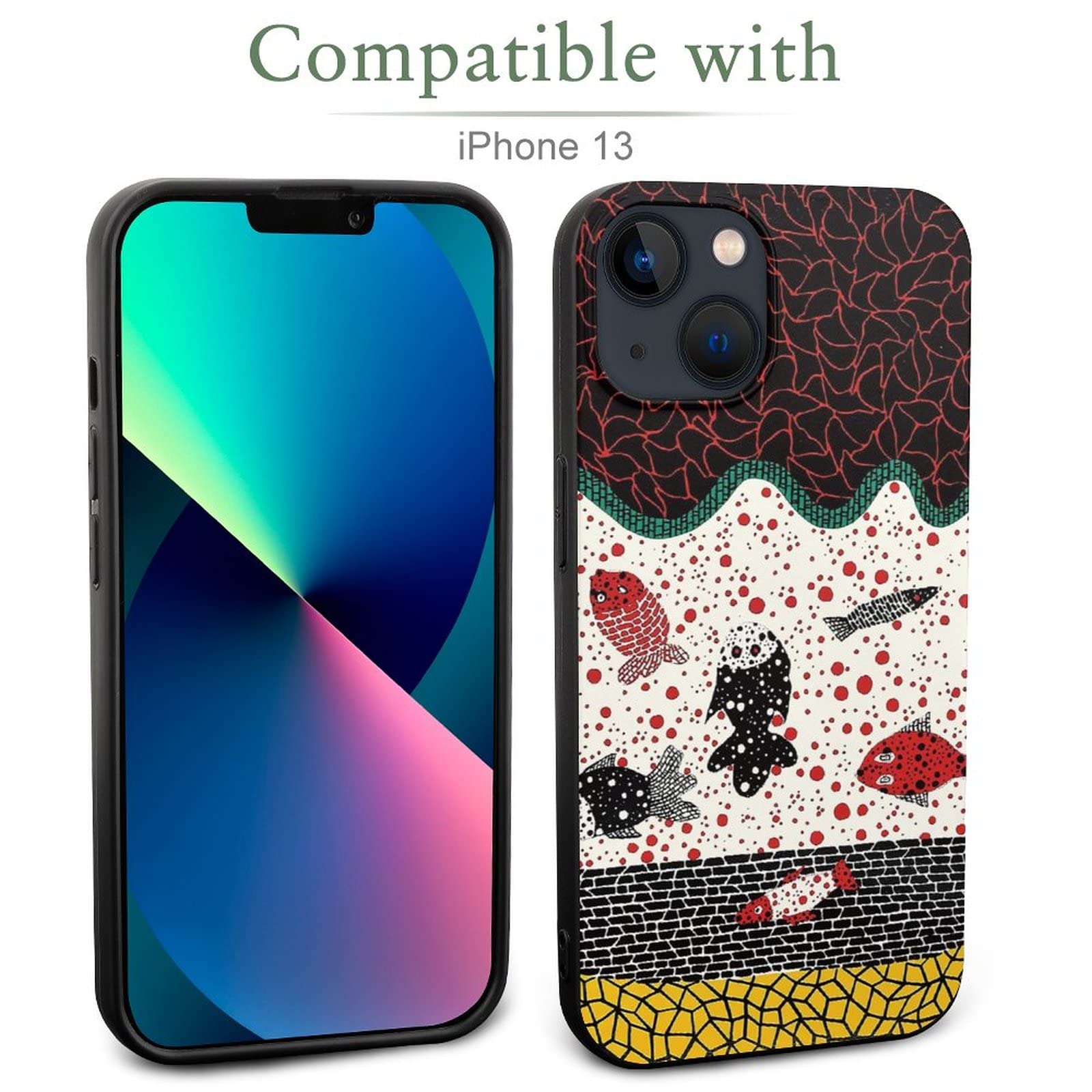 Amazon.co.jp: iPhone 13 用 ケース 草間彌生 スマホケース アイフォン