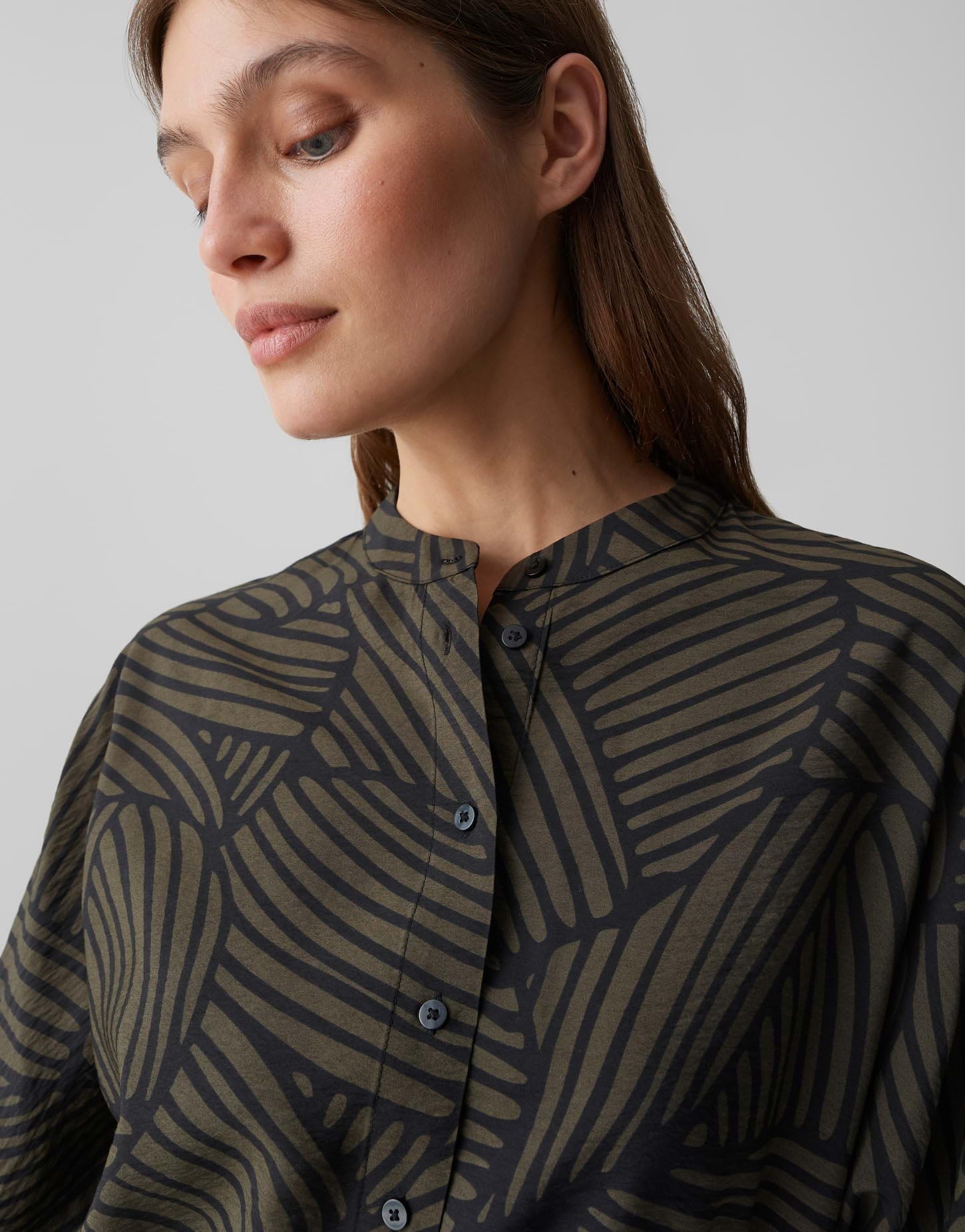 OPUS Damen Minikleid | Printkleid aus fließendem Viskose Mix