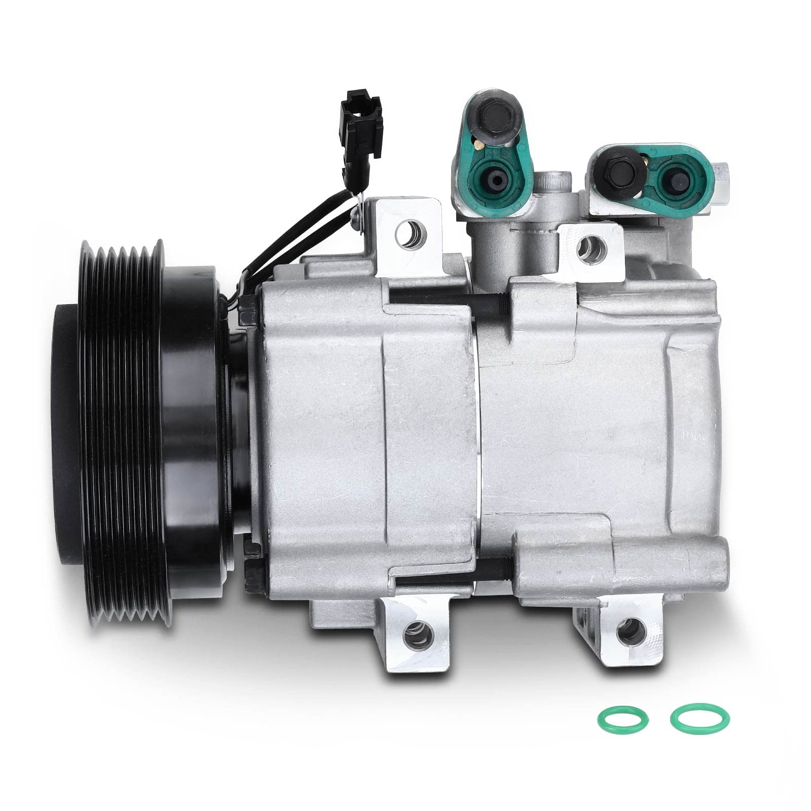 A-Premium Air Conditioner AC Compressor with Clutch Compatible with Hyundai Tucson 2006-2009 V6 2.7L