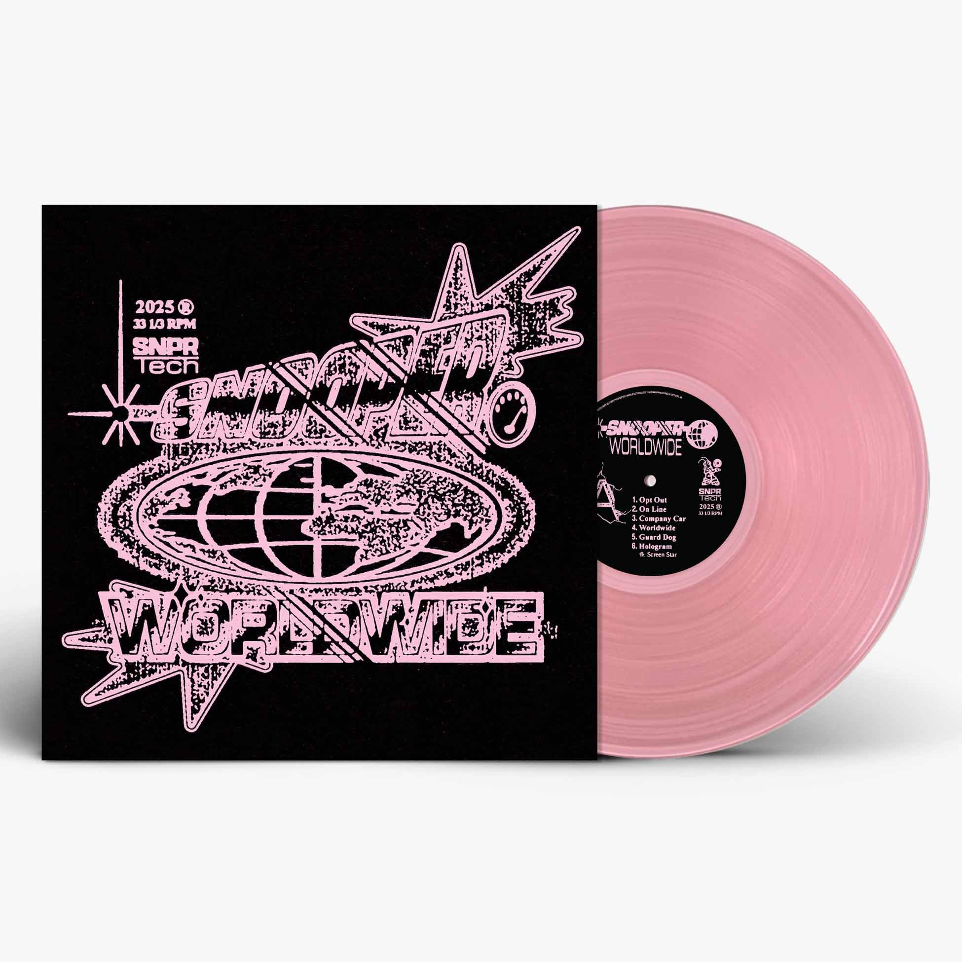 Third Man Records Snøøper Worldwide (Vinyl) 12" Coloured Vinyl (US IMPORT): Worldwide-Vinyle Rose Transparent