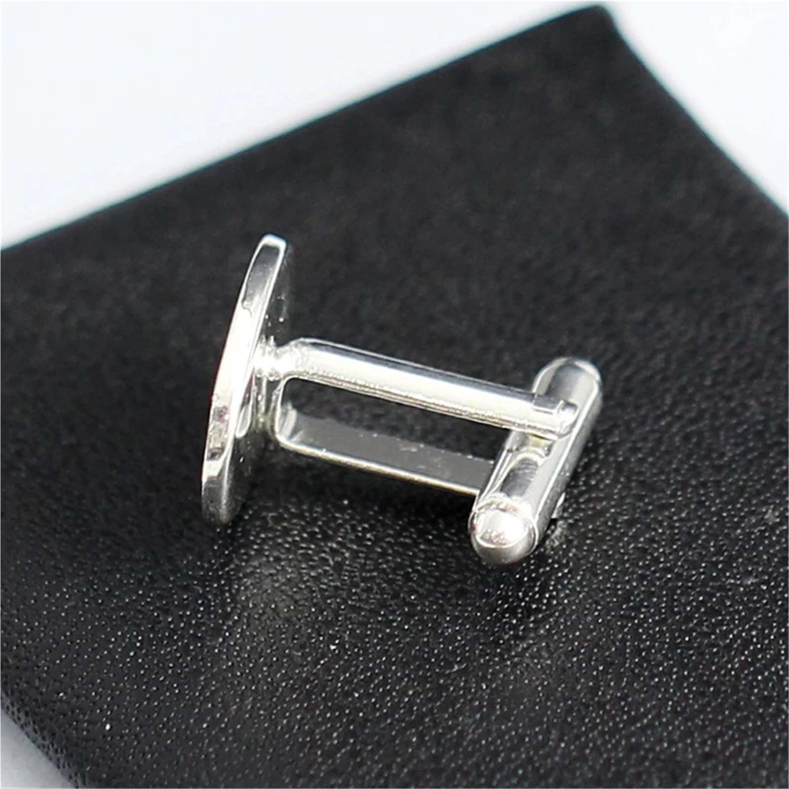 Puste spinki do mankietów 20 szt. Mosiądz 13x18mm owalna baza spinek do mankietów spersonalizowane półprodukty półfabrykaty biżuteria hurtownia