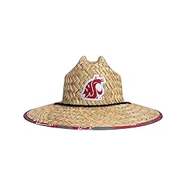 FOCO NCAA Floral Straw Hat