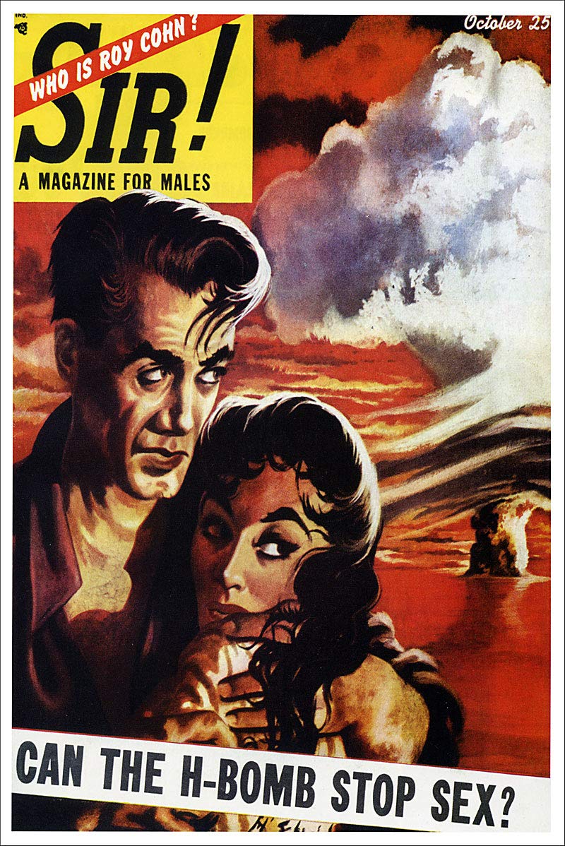 Amazon.com: October 1954 Sir Magazine Can The H Bomb Stop Sex