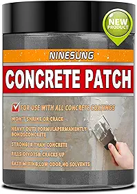 Reparo de Concreto - Massa de Cimento de Secagem Rápida Para Preenchimento de Rachaduras, Buracos E Lascas Em Calçadas, Pisos, Fundações - Uso Interno E Externo - Resistente Às Intempéries