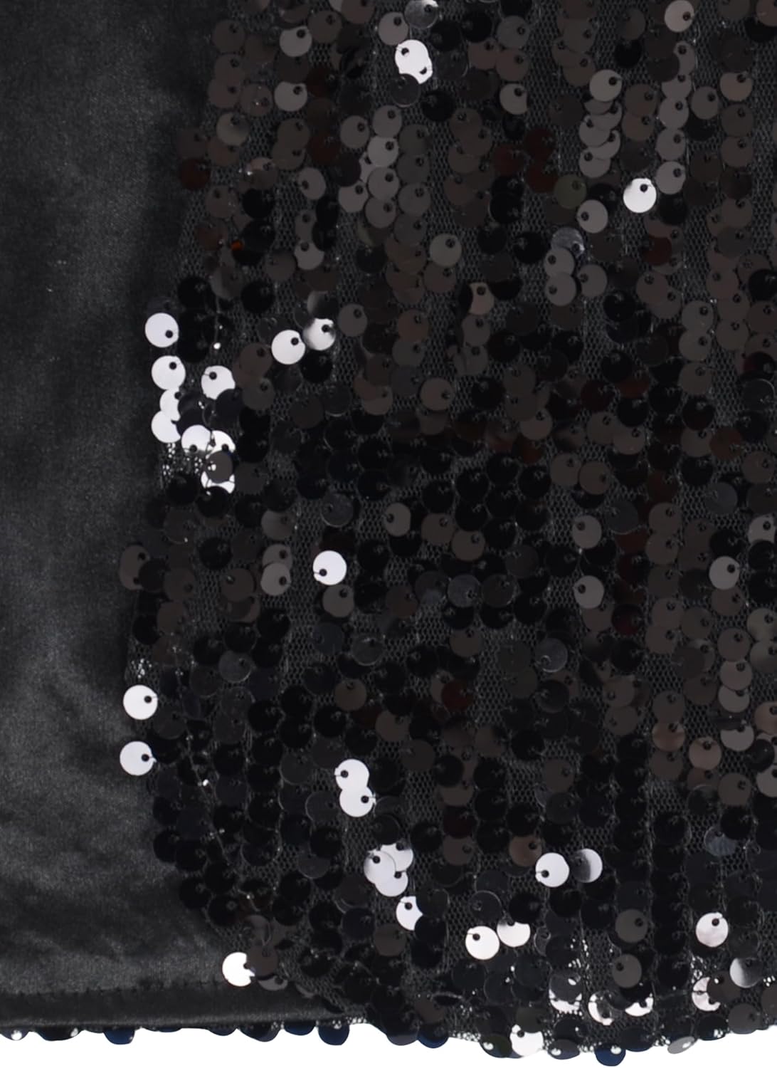 Anna-Kaci Womens Shiny Sequin Long Sleeve Glitter Cropped Blazer Bolero Shrug - Image 5