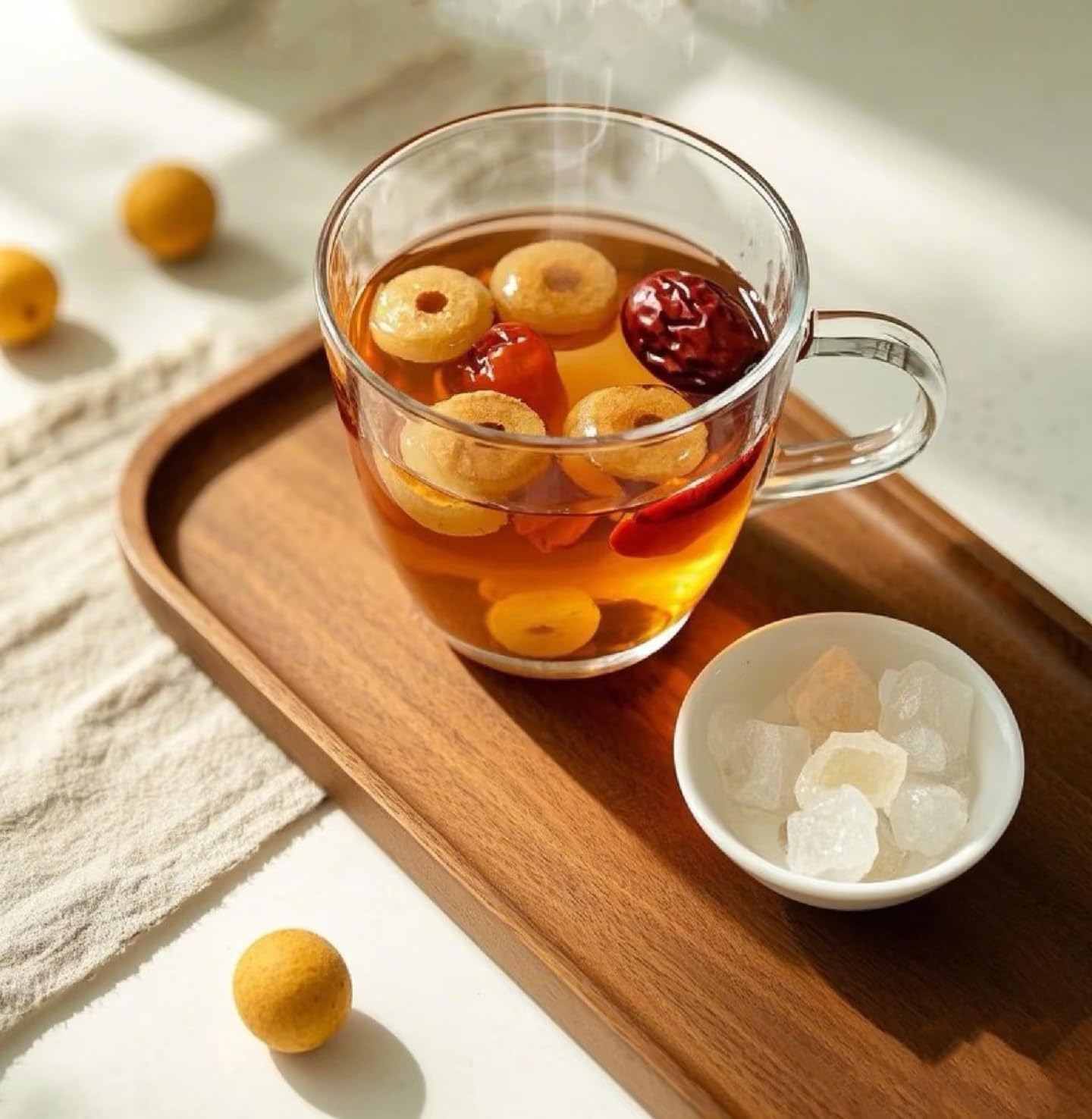 Natural Dried Longan Fruit, No Sugar Added, 17.64 Oz Premium Selected